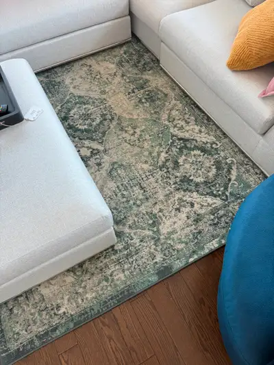 Ikea rug, 5.5ft by 7.5ft. Paid 90+tax. Open to offers. Only selling as I need a larger rug for my sp...