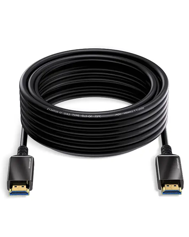 8K HDMI Fiber Optic Cable 50ft/15m Maxonar (Certified) 48Gbps in Other Business & Industrial in City of Toronto - Image 2