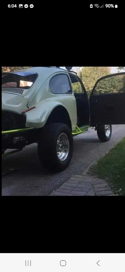 Looking for all year round vehicle 1975 baja bug Lifted 1640 motor 4 spd tranny Runs n drives great...