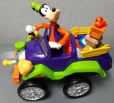 2000 Mattel /Disney Goofy's Bumpy Ride Toy Farmers Market Truck, View more