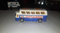 'Lesney Matchbox Superfast #65 Airport Coach America Airlines 