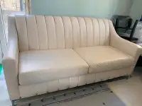 Beautiful White Italian Sofa, only 1.5 YR old, no pet or smoke