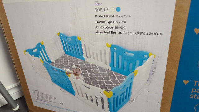 Baby Care Baby Play Pen in Playpens, Swings & Saucers in City of Toronto - Image 3
