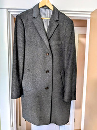 High-End Wool & Cashmere Men's Overcoat