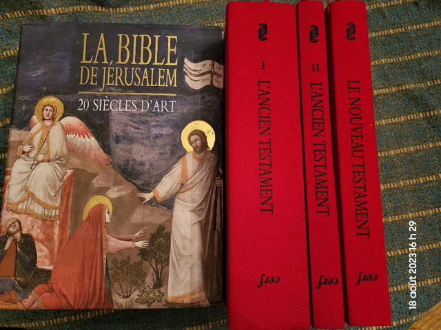 La Bible de Jérusalem RMN - Vingt siècles d 'art 3 tomes dans Autre  à Ville de Montréal