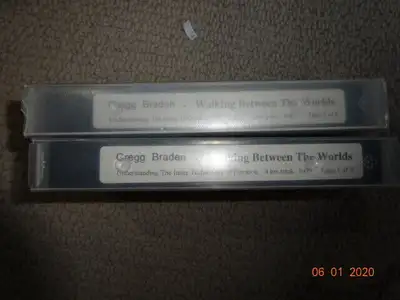 GREG BRADEN  vhs tapes "wALKING BETWEEN THE WORLDS"  2, View more