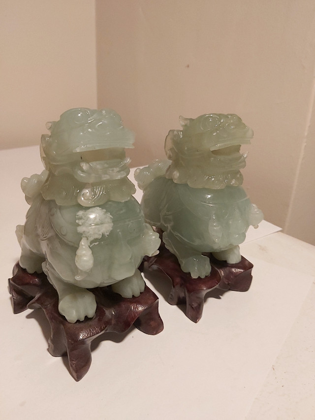 Antique Jade foo dog censors  in Arts & Collectibles in Kingston