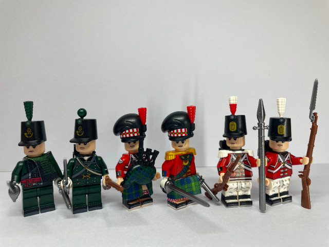 6 Pieces Custom Lego Compatible Napoleonic War British Soldiers Toys Games Oakville Halton Region Kijiji Classifieds