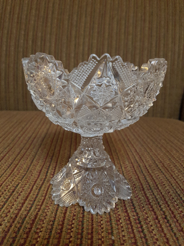 Crystal pedestal candy dish in Home Décor & Accents in City of Halifax