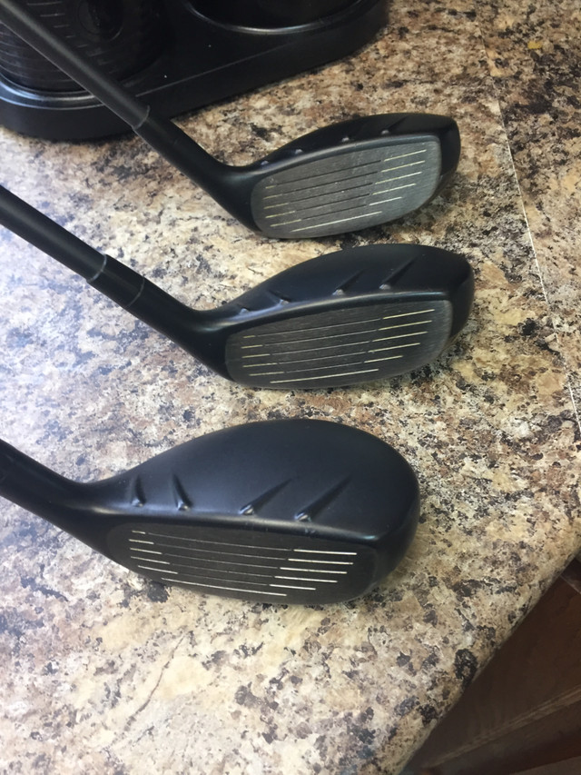 Set of Three matching Senior Flex Ping Hybrid Golf Clubs in Golf in Edmonton - Image 3