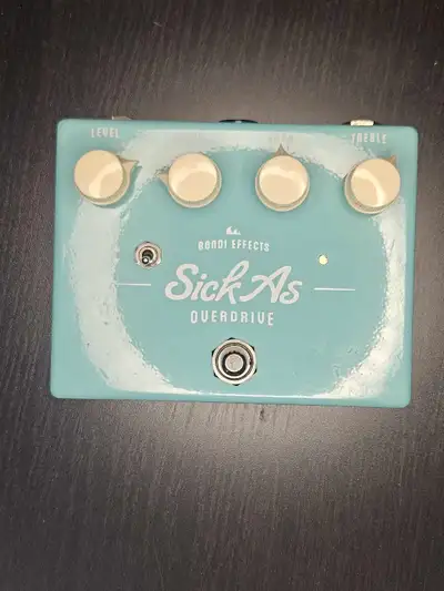 Selling a Bondi Effects Sick As Overdrive V2 pedal, known for its transparent and versatile overdriv...