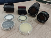 Canon T50 lenses, flash and filters