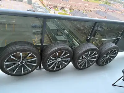 Used all season Tires with 2-3 full seasons left: good condition Brand: Yokohama Size: (225/45/R18)...