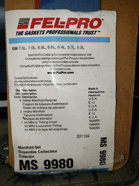 Intake gaskets for GM  New in package