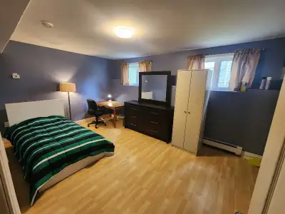 Private bedroom available in house in Clayton Park near Kearney Lake Road and Highway 102. Room is f...