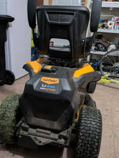 electric riding mower - cub cadet , View more