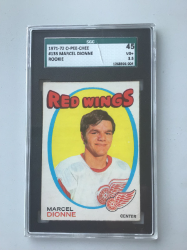 MARCEL DIONNE .... 1971-72 O-Pee-Chee ROOKIE …. PSA 1, 4 SGC 3.5 in Arts & Collectibles in City of Halifax - Image 3