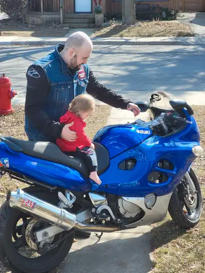 Selling 2003 suzuki katana 600 as I have had an injury and am unable to enjoy riding this style of m...