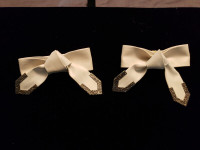 Vintage Shoe Bows with clips