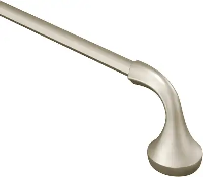 New 24 inch Moen Eva Brushed Nickel Towel Bar (Original price $85.87) New 18 inch Moen Eva Brushed N...