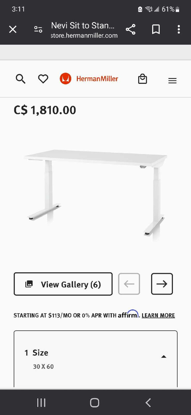 High adjustable desk in Desks in Gatineau - Image 3