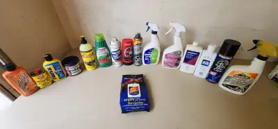 Car Cleaning and Detailing Supplies Selling All For $30, View more
