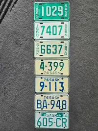 Saskatchewan motorcycle plates 