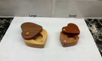 Custom Made Wooden Ring Boxes