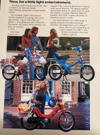 1979 Honda Express/PA50 Moped Original Ad 