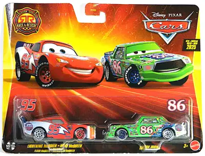 Disney Pixar Cars Race + Rescue Lightning McQueen / Chick Hicks, View more
