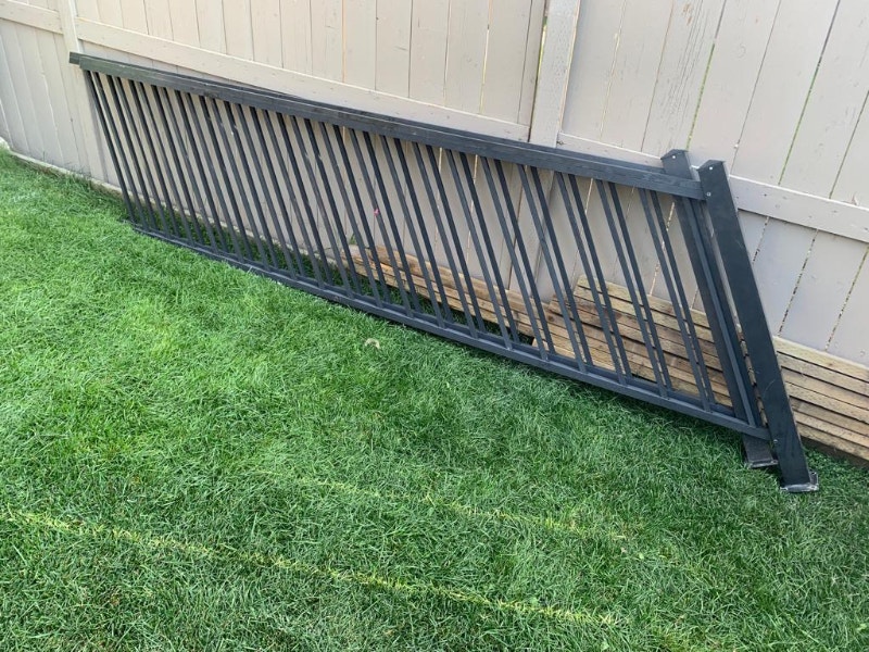 Pair Of 8 Step Black Aluminum Deck Railing Stairs Decks & Fences Calgary Kijiji