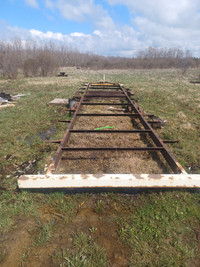 25 AND 20 FOOT TRAILER FRAME.