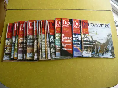 REVUES ENCYCLOPÉDIE DÉCOUVERTES JUNIOR LAROUSSE  $ 17.00 pour 17, View more