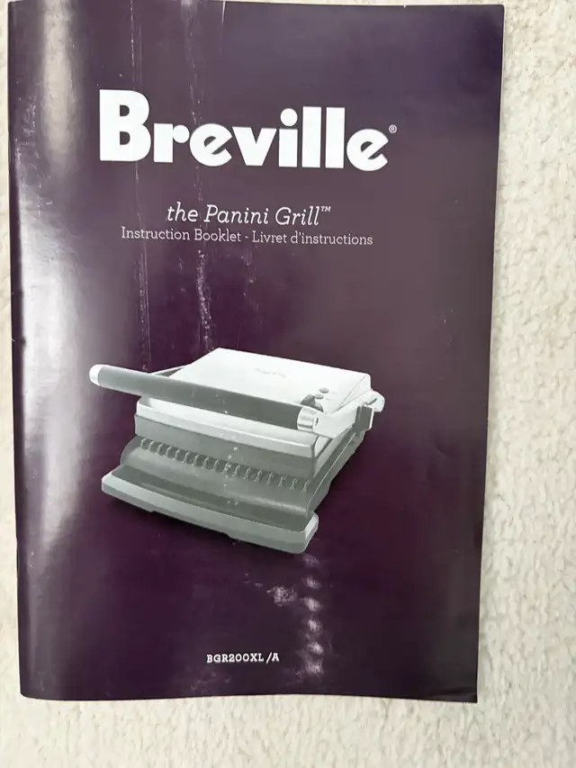 Breville the Panini Grill BGR200XL in Microwaves & Cookers in Oakville / Halton Region - Image 6