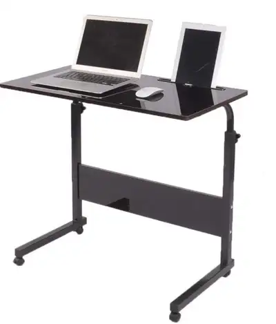Side Table with Wheels 31.5 inch Coffee Table with Casto, View more