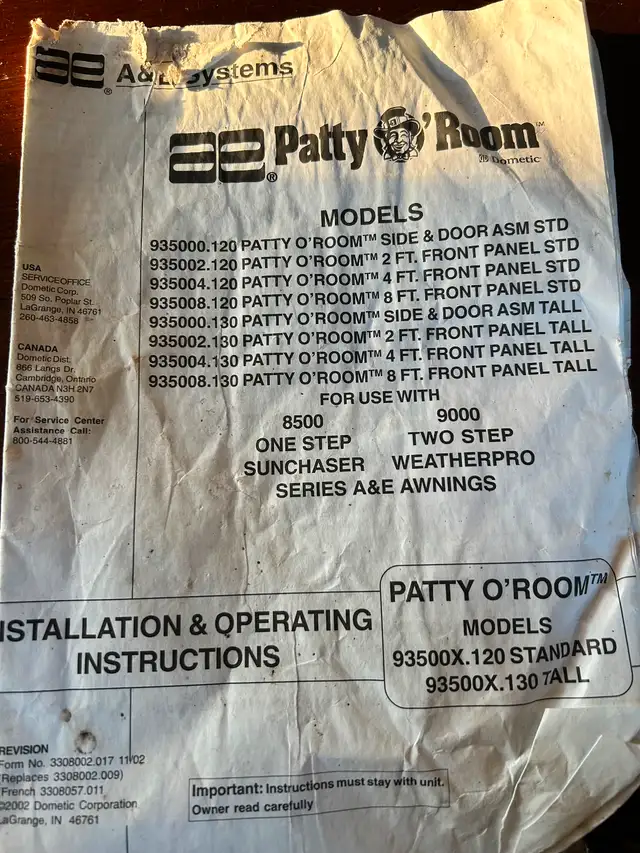 Patty O Room RV camper add a room in RV & Camper Parts & Accessories in Saskatoon - Image 3