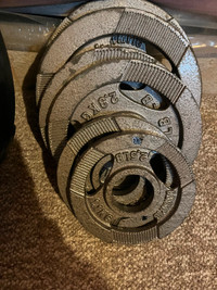 Various weightlifting equipment
