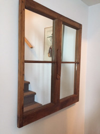 VINTAGE WINDOW MIRROR