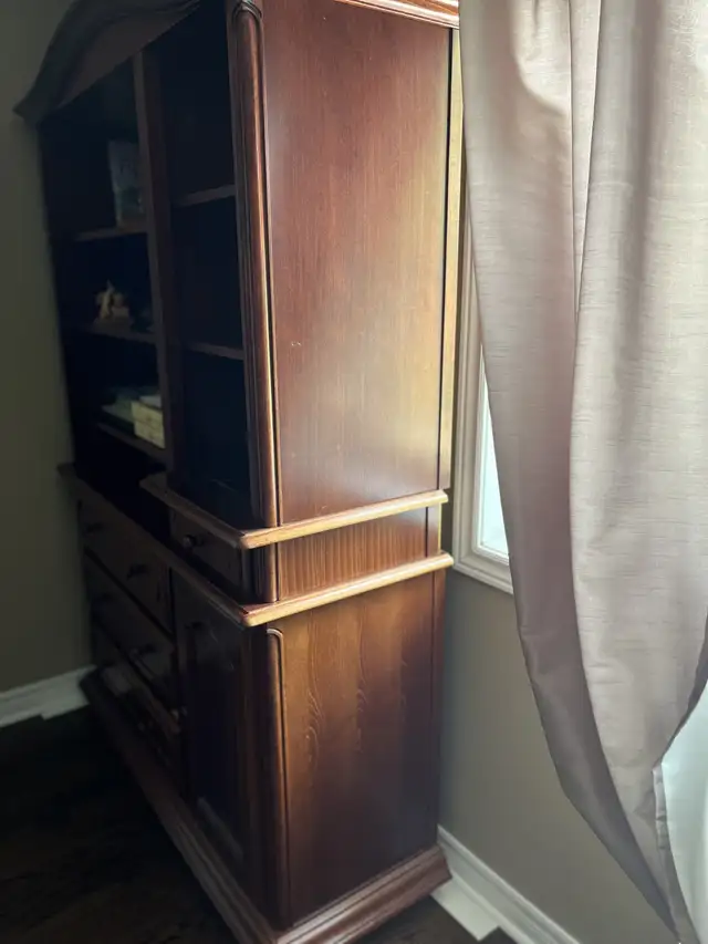 Wooden Hutch with Storage in Bookcases & Shelving Units in Markham / York Region - Image 3