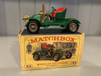 Vintage Lesney Matchbox Y-2 1911 Renault Toy Car Toys 