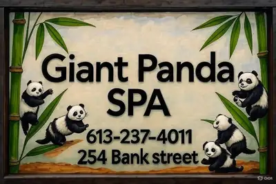 Giant Panda Spa (254 Bank Street) will open the massage service on November 7th, 2025 Christmas Spec...