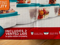 Brand New Rubbermaid 38 Piece Storage Set with Lids