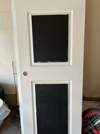 2 doors with chalk paint