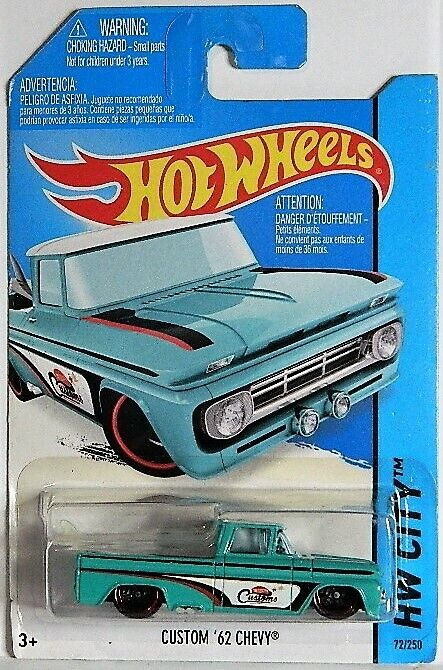 Hot Wheels 1/64 Custom '62 Chevy Pickup Diecast Cars in Arts & Collectibles in Oshawa / Durham Region - Image 4