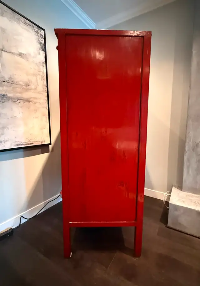 Antique Armoire / Wardrobe / Hutch / Cabinet62854392257794123