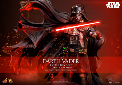 Now Available for Pre-Order: Darth Vader (Battle Damaged) (Deluxe Version) Sixth Scale Figure by Hot...