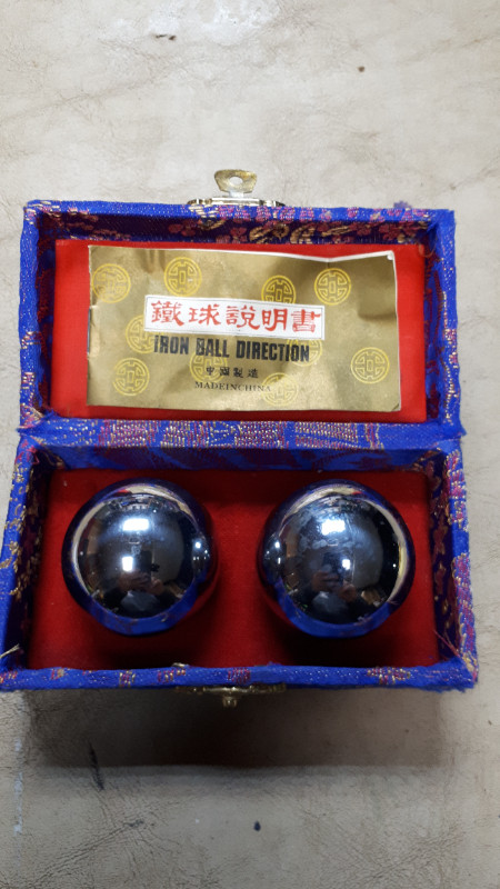 Meditation VINTAGE CHINESE IRON BALL DIRECTION in Health & Special Needs in London