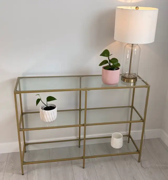 Tempered Glass Console/Sofa Table