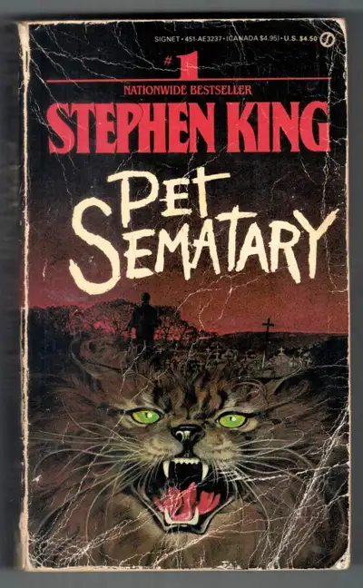 Softcover, Horror, Stephen King, Pet Sematary. (1983), View more
