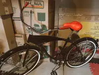 Red and Black Cruiser Bike